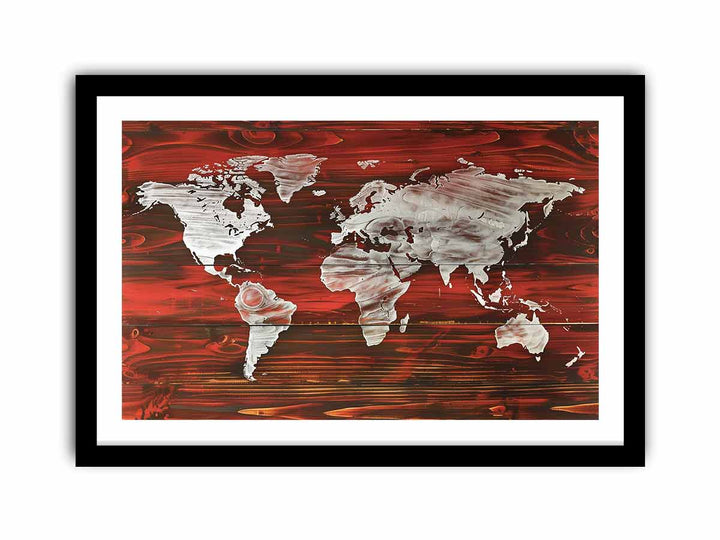 Map World   Art Print