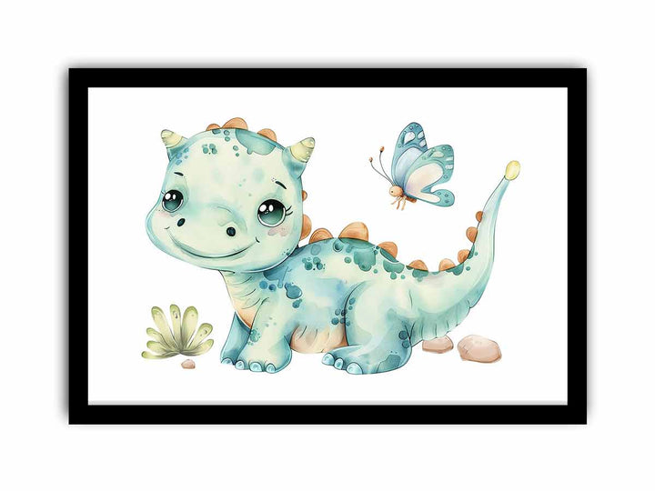 Baby Dinosaur   Art Print