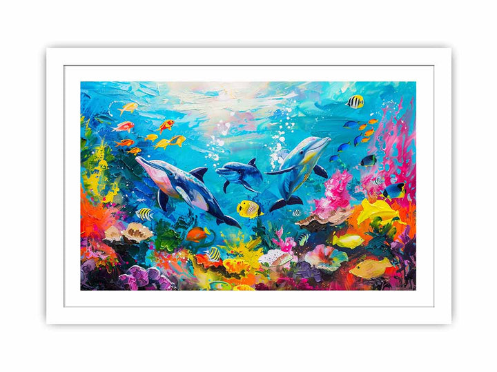 Underwater Love  Streched canvas