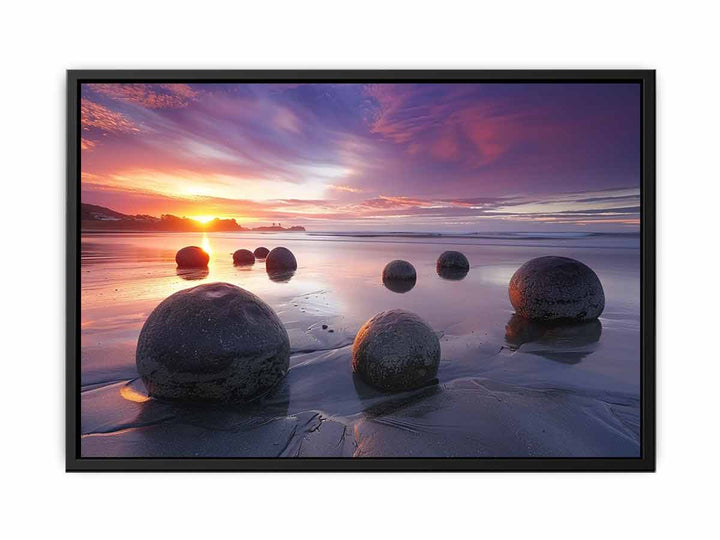 Moeraki Boulders  Painting