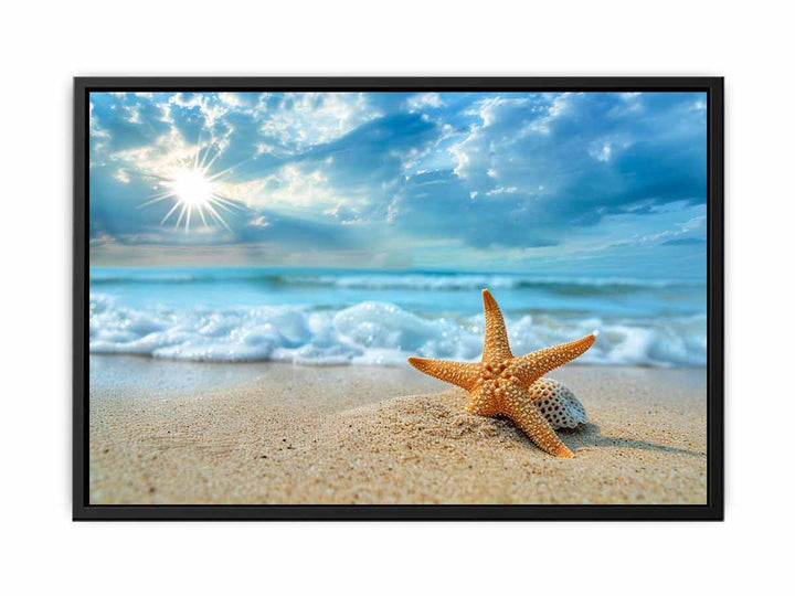 Starfish on Beach   Painting