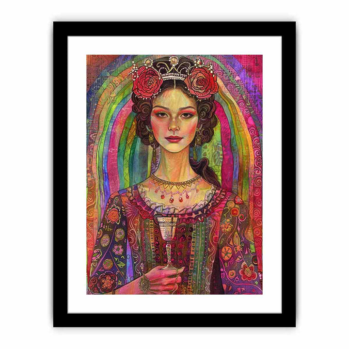 Goddess Of The Rose   Art Print