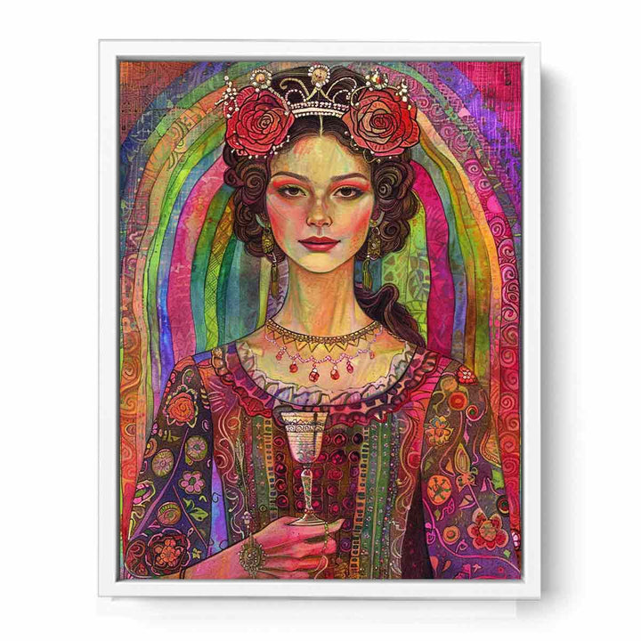 Goddess Of The Rose  Framed Print