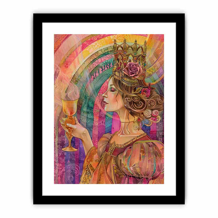 Goddess Of The Rose   Art Print