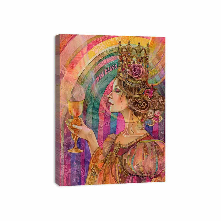 Goddess Of The Rose  Canvas Print