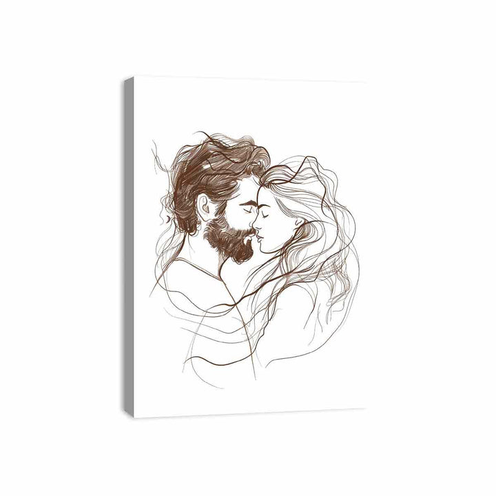 Two Lovers Canvas Print