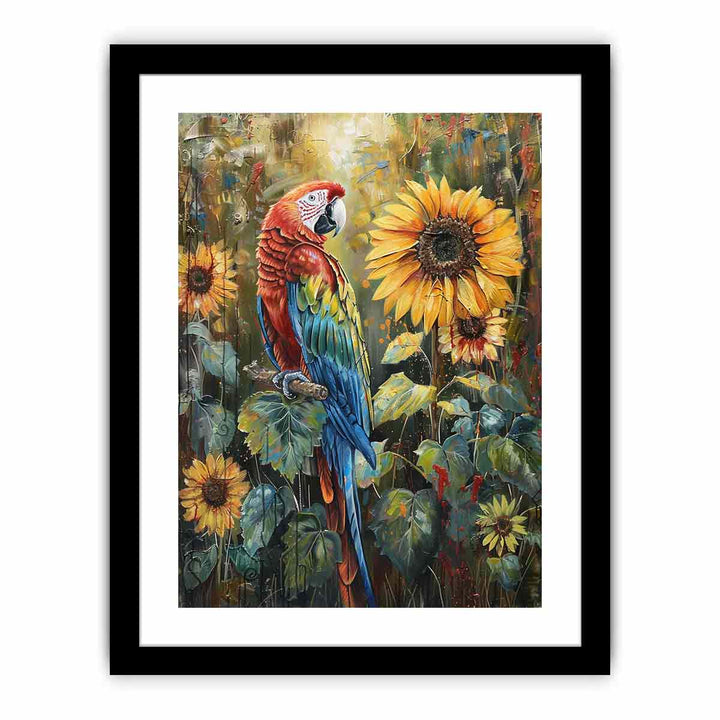 Tropical  Parrot   Art Print