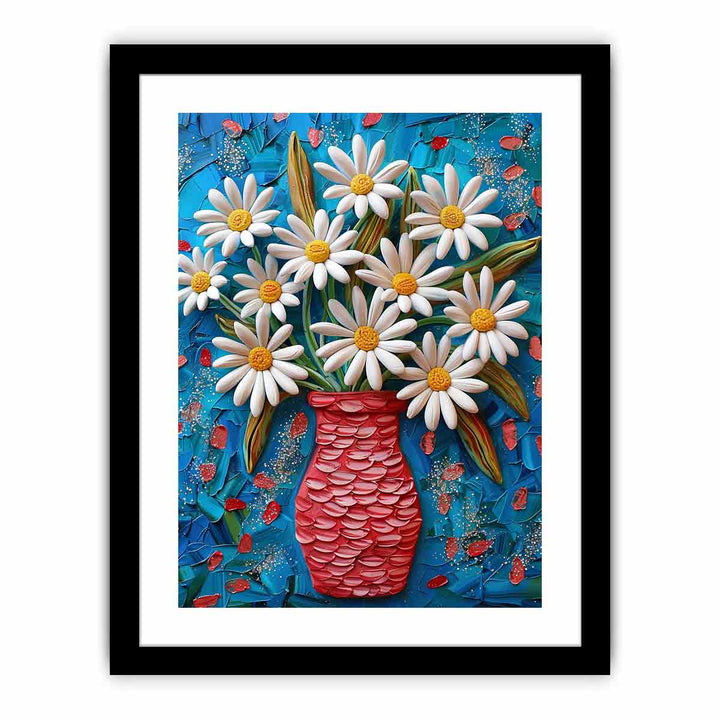 White Daisies   Art Print