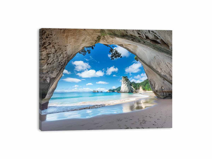 Cathedral Cove Canvas Print