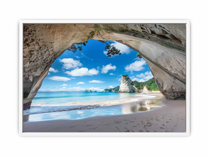 Cathedral Cove Framed Print