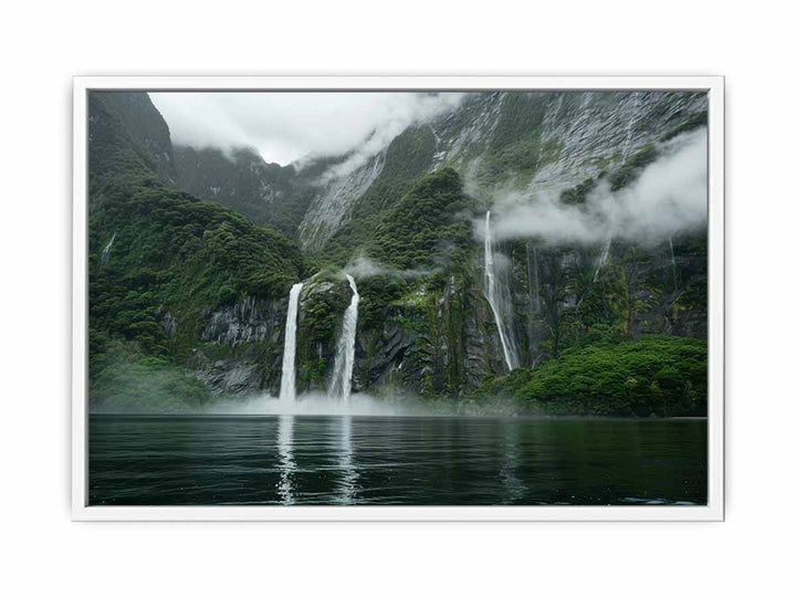 MIlford Waterfall Framed Print