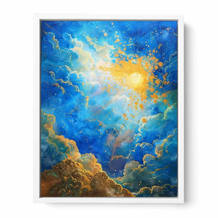 Divine Clouds Framed Print