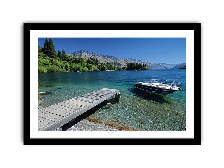 Lake Wakatipu   Art Print