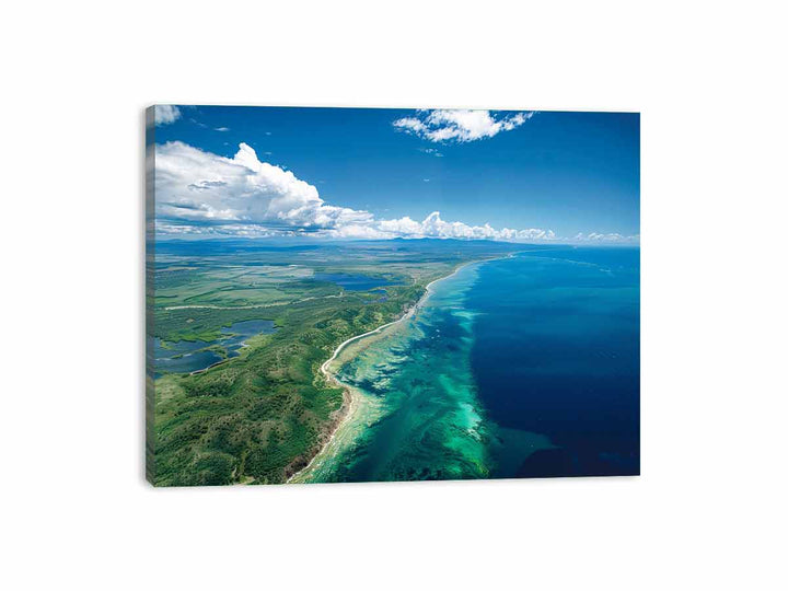 Brisbane Coast  Canvas Print