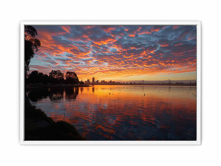 Swan River Framed Print