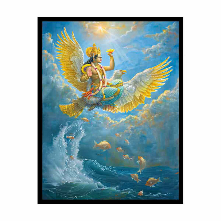 Lord Vishnu   Painting