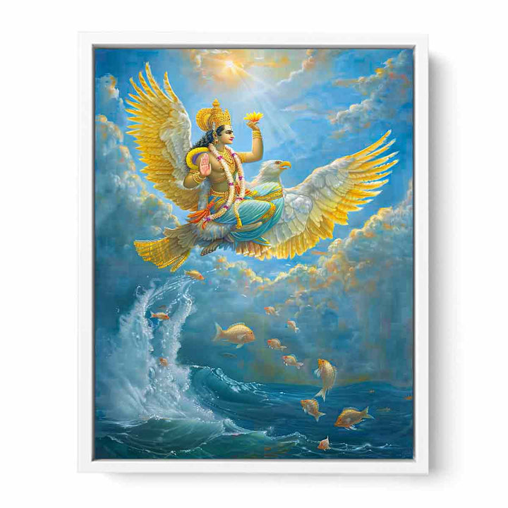 Lord Vishnu  Framed Print