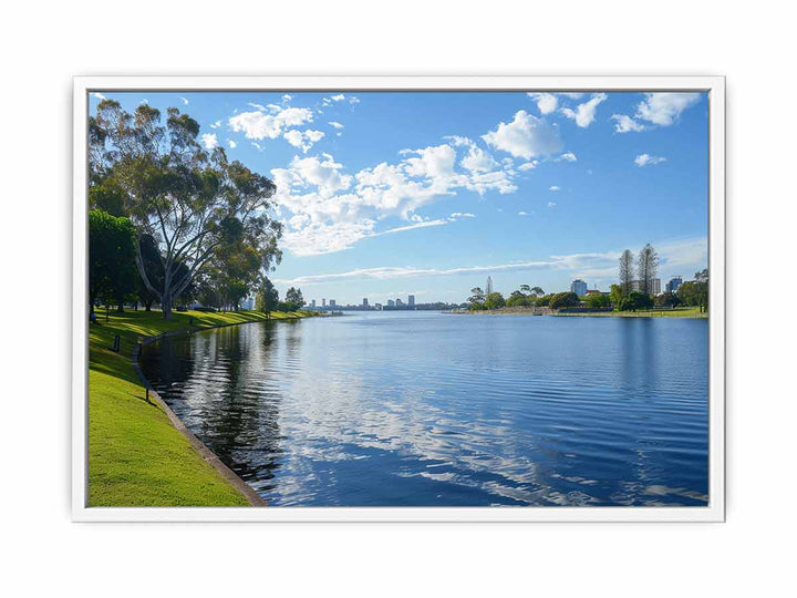 Swan River  Framed Print