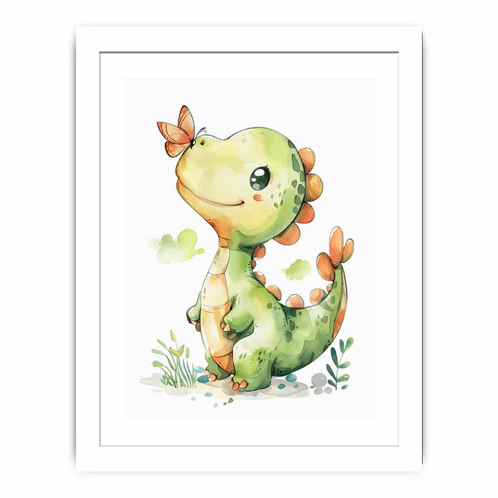 Cute  Dinosaur  Streched canvas