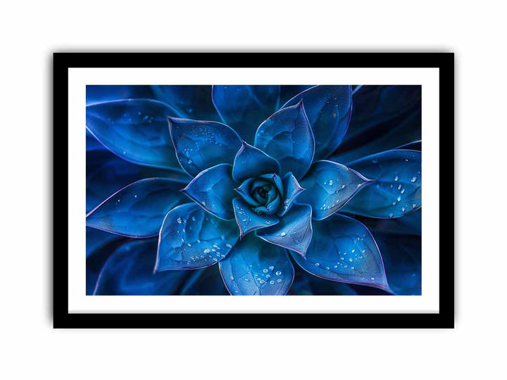 Blue Centre  Art Print