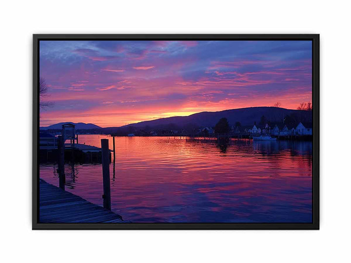 New Zealand Sunset  Painting