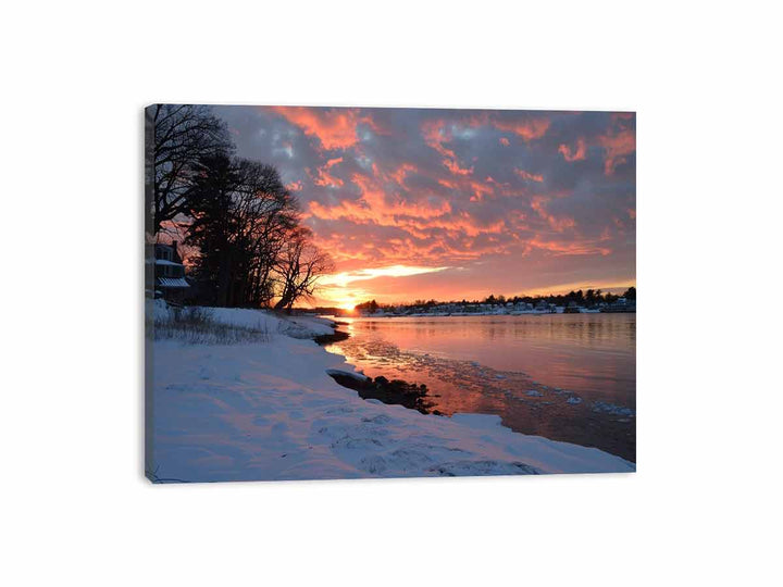 Milford Sunset  Canvas Print