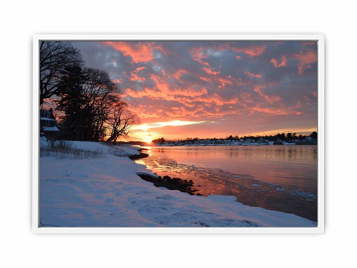 Milford Sunset  Framed Print