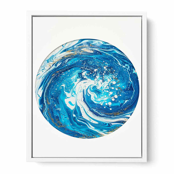 Blue Earth  Framed Print