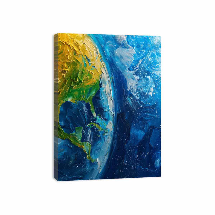 Blue Earth  Canvas Print