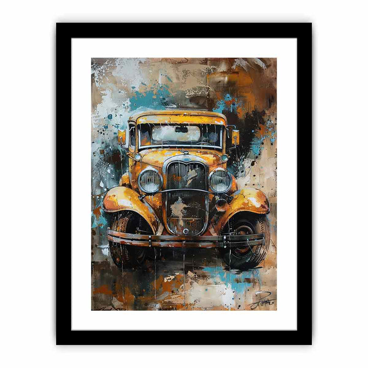 Vintage Jeep  Art Print