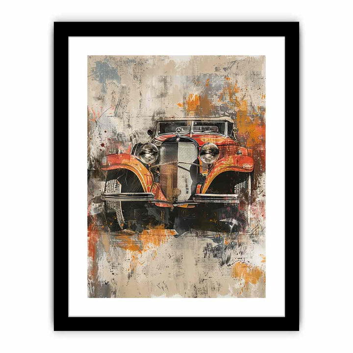 Vintage Jeep  Art Print