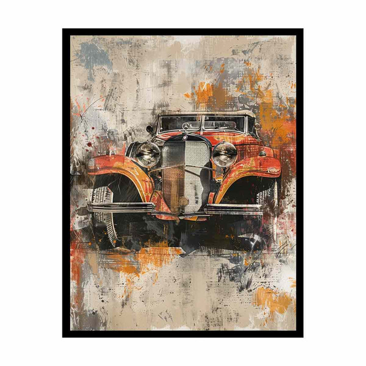 Vintage Jeep  Painting