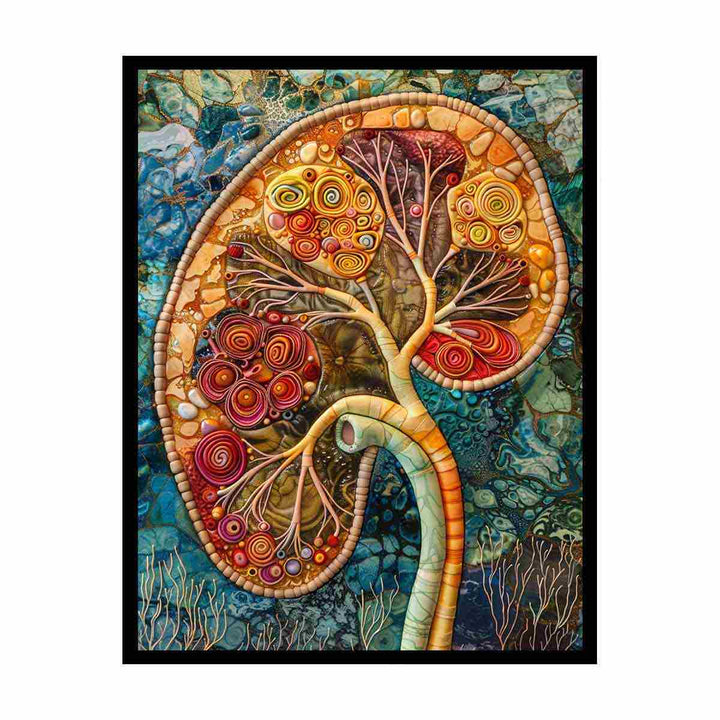 Kidney Anatomy  Painting