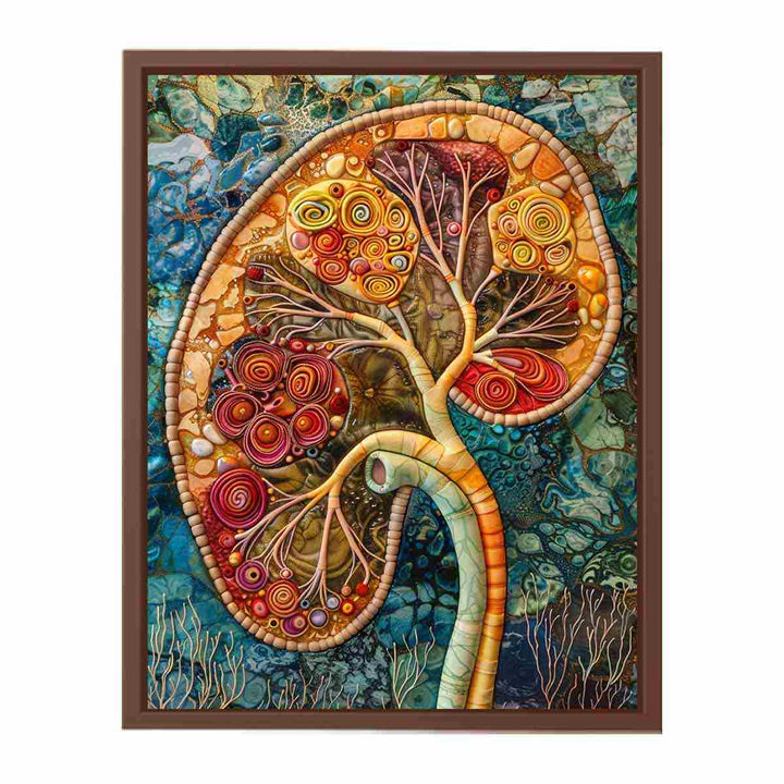 Kidney Anatomy  Poster