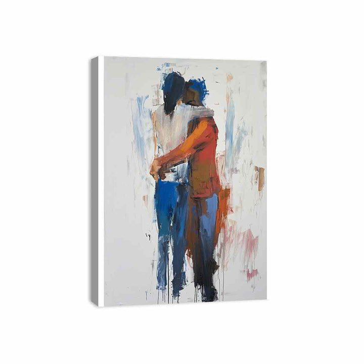 Abstract Hug  Canvas Print