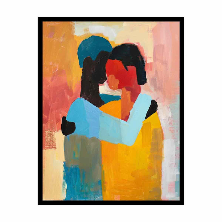 Abstract Hug   Painting