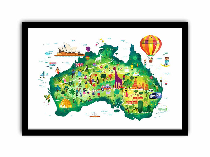 Love  Australia  Art Print