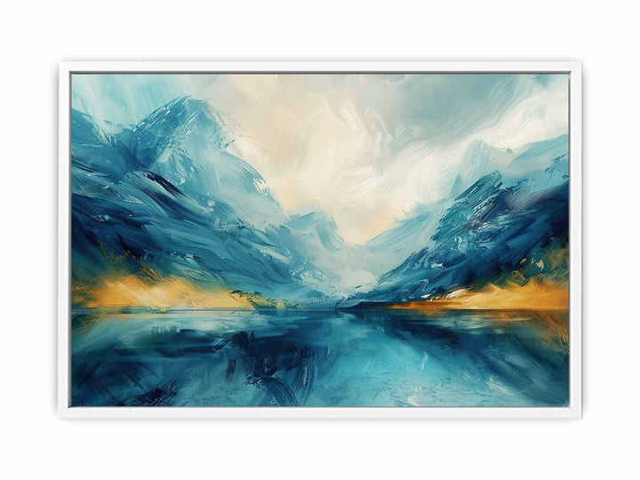 Cool Lake Framed Print