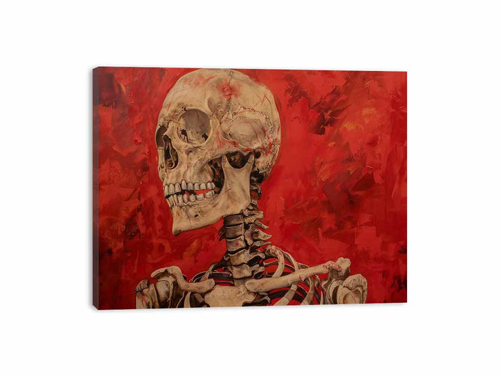 Skeleton Canvas Print