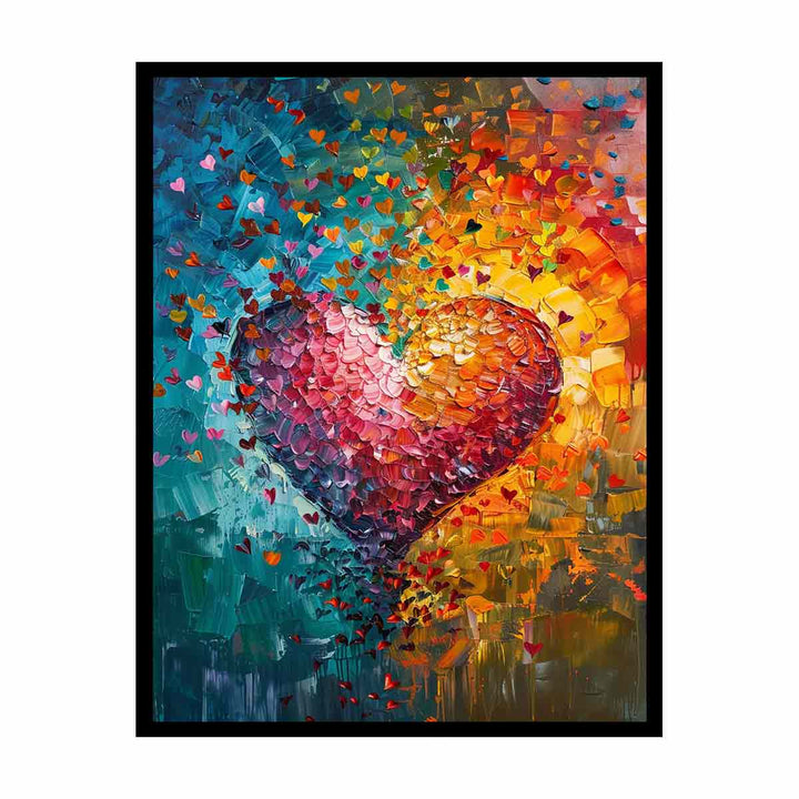 Rainbow Heart   Painting