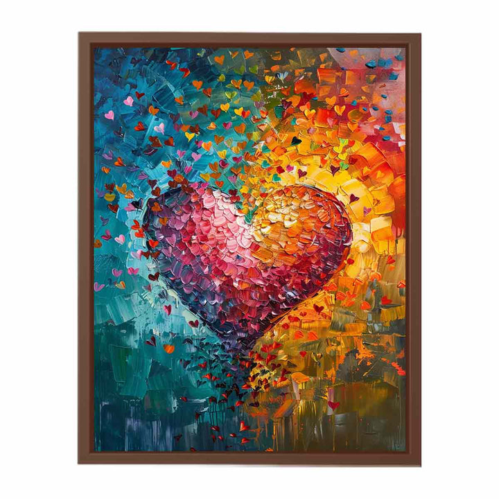 Rainbow Heart   Poster