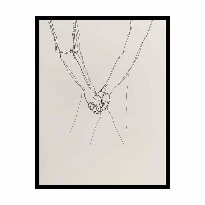 Holding Hands  Painting