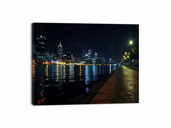 Perth  Lights  Canvas Print