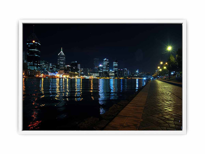 Perth  Lights  Framed Print