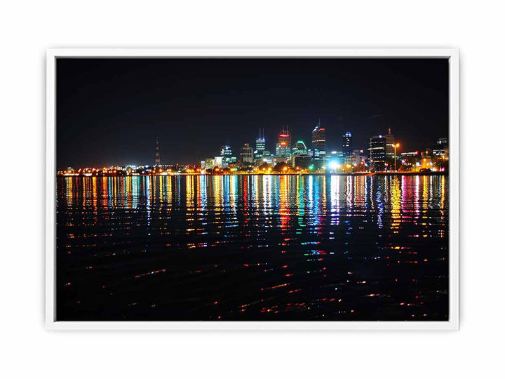 Perth  Lights  Framed Print