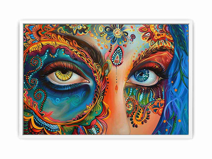 Two Eyes Framed Print