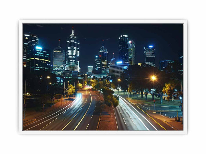 Perth City Framed Print