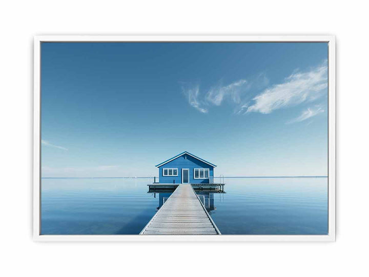 Serene House Framed Print