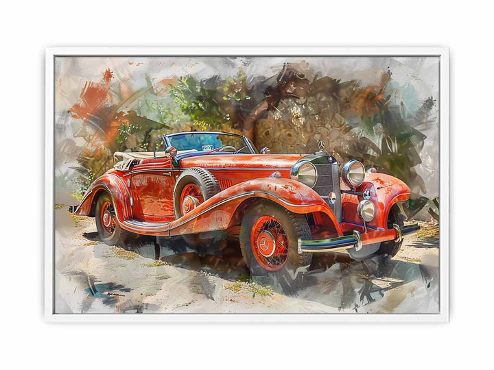 Vinatge Car  Framed Print