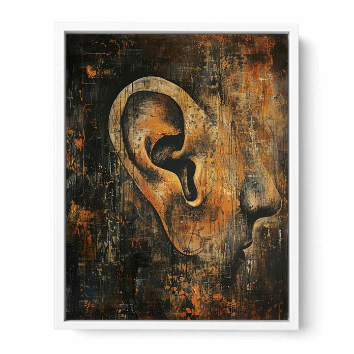 Listening  Framed Print